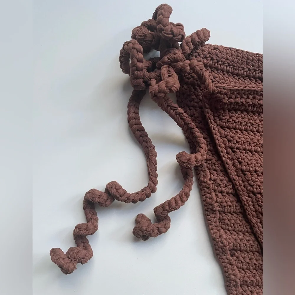Skims Crochet Swim Tie Bikini Bottom Size 3X NWT Jasper Swimwear